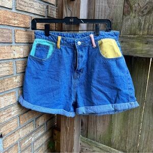 Princess Polly Multicolor Pocket Jean Shorts